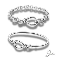 Bracelet jonc & maillon | Infinity Loop Bracelet Jawhar.fr 